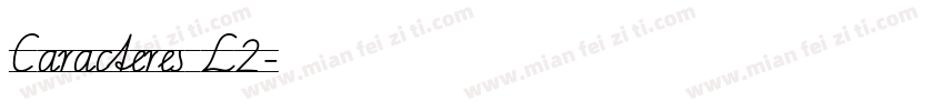 Caracteres L2字体转换